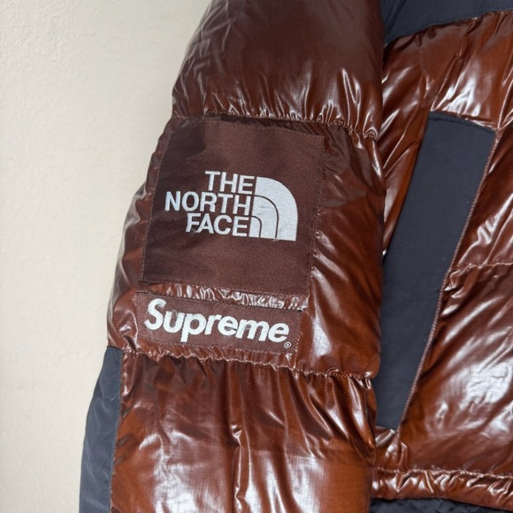 Supreme The North Face Brown Mountain Baltoro Down Puffer Jacket Mens - Picture 2 of 11